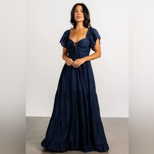 Baltic Born Agatha Deep Blue Maxi Dress